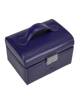 sacher 3676 - POLYURÉTHANE - BLEU FONCÉ coffret bijoux mini windrose poignée coffret bijoux