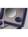 sacher 3676 - POLYURÉTHANE - BLEU FONCÉ coffret bijoux mini windrose poignée coffret-bijoux