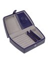 sacher 3692 - POLYURÉTHANE - BLEU FONCÉ coffret bijoux windrose  merino ouverture auto coffret-bijoux