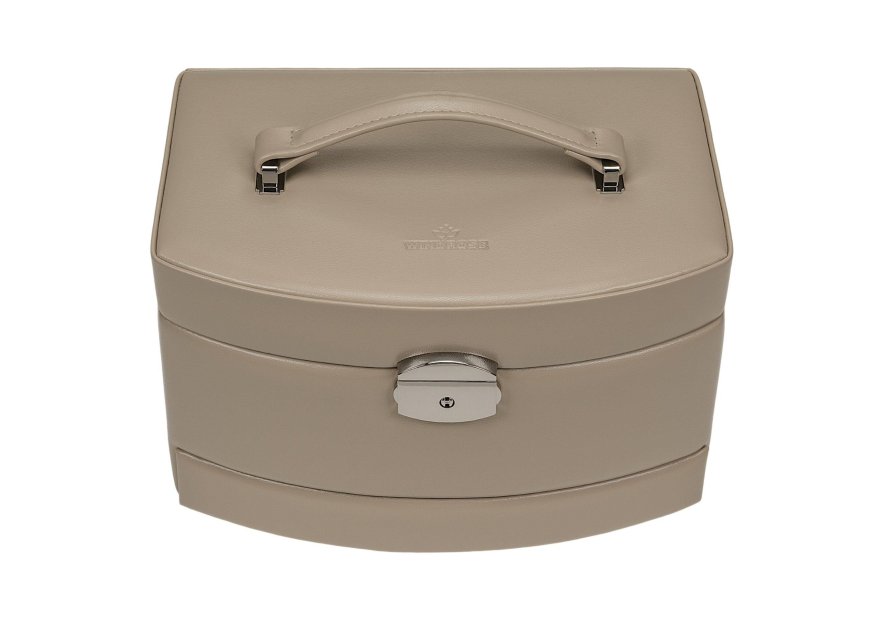 sacher 3692 - POLYURÉTHANE - BEIGE coffret bijoux windrose merino ouverture auto coffret bijoux