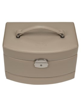 sacher 3692 - POLYURÉTHANE - BEIGE coffret bijoux windrose merino ouverture auto coffret bijoux