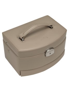 sacher 3692 - POLYURÉTHANE - BEIGE coffret bijoux windrose merino ouverture auto coffret bijoux