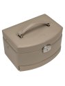 sacher 3692 - POLYURÉTHANE - BEIGE coffret bijoux windrose  merino ouverture auto coffret-bijoux