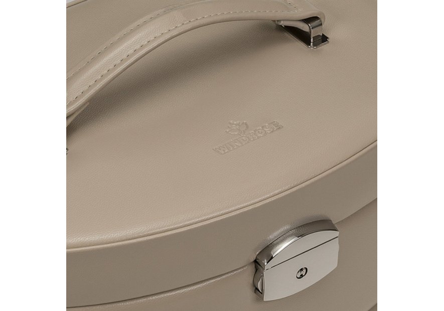 sacher 3692 - POLYURÉTHANE - BEIGE coffret bijoux windrose merino ouverture auto coffret bijoux