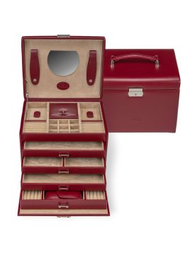 sacher 3696 coffret bijoux windrose merino trousse amovible coffret bijoux