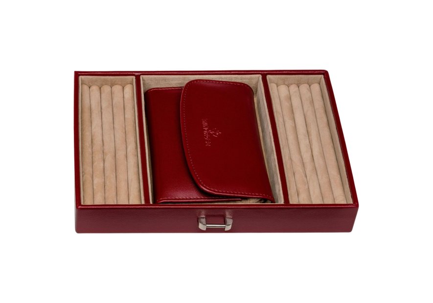 sacher 3696 coffret bijoux windrose merino trousse amovible coffret bijoux