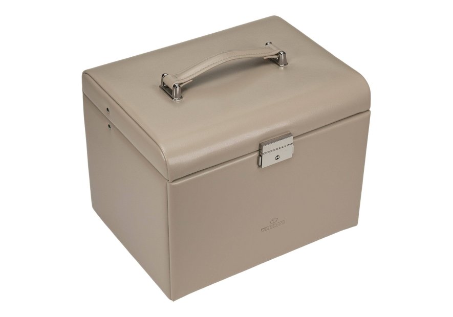 sacher 3696 - POLYURÉTHANE - BEIGE coffret bijoux windrose merino trousse amovible coffret bijoux