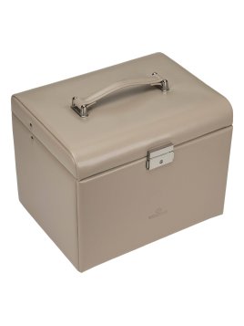 sacher 3696 - POLYURÉTHANE - BEIGE coffret bijoux windrose merino trousse amovible coffret bijoux