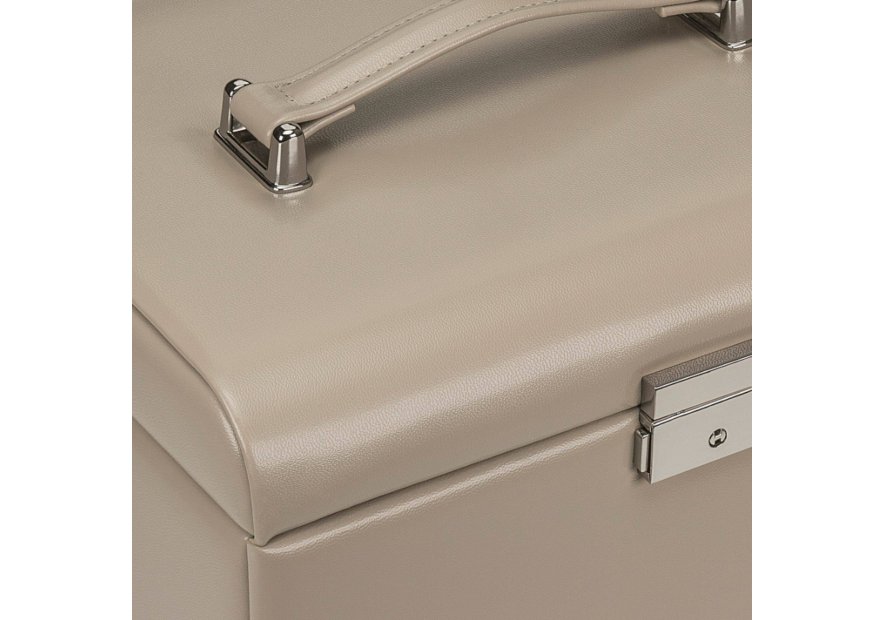 sacher 3696 - POLYURÉTHANE - BEIGE coffret bijoux windrose merino trousse amovible coffret bijoux