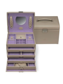 sacher 3696 coffret bijoux windrose merino trousse amovible coffret bijoux