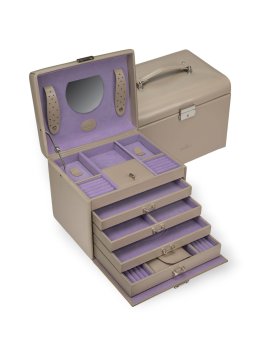 sacher 3696 coffret bijoux windrose merino trousse amovible coffret bijoux