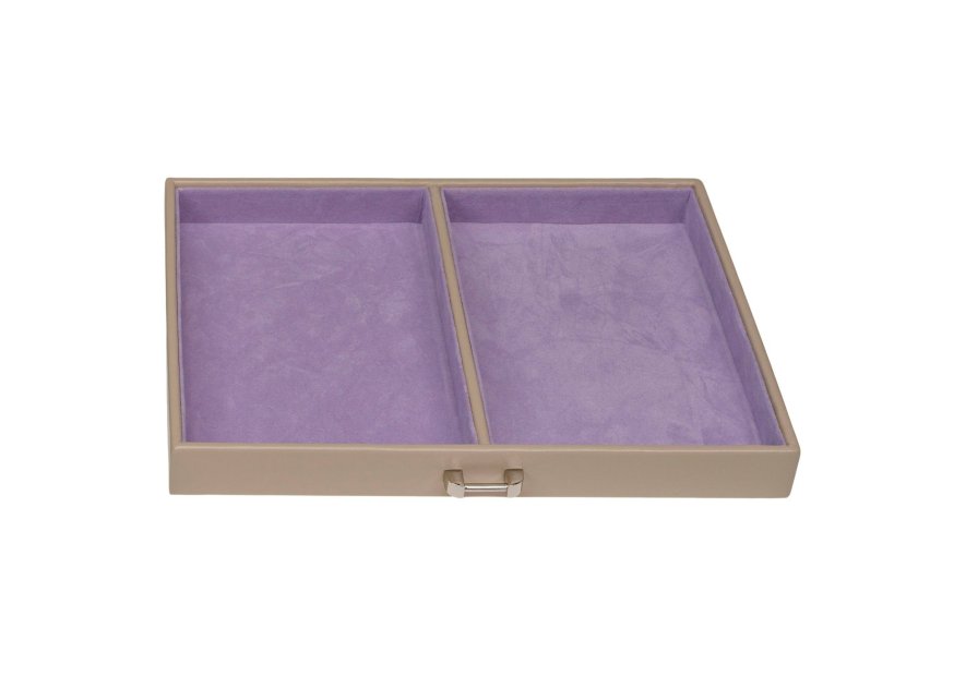 sacher 3696 - POLYURÉTHANE - BEIGE coffret bijoux windrose merino trousse amovible coffret bijoux