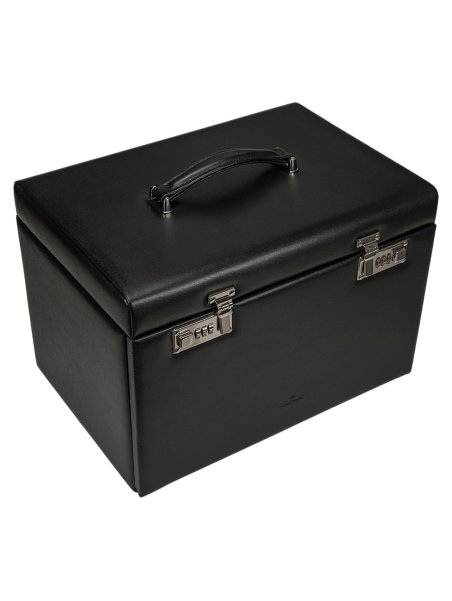 sacher 3246 - CUIR DE VACHETTE - NOIR coffret bijoux sacher ambiance 8 montres coffret bijoux