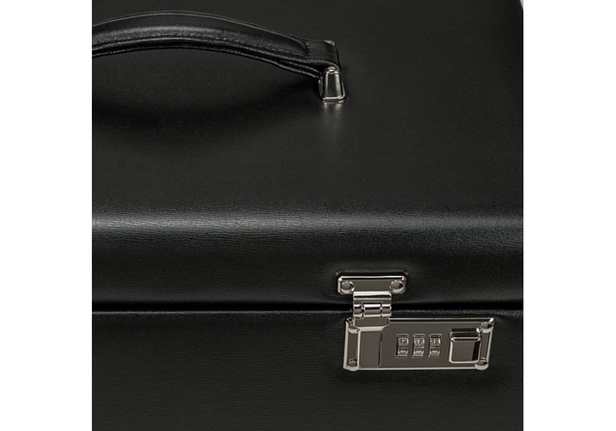 sacher 3246 - CUIR DE VACHETTE - NOIR coffret bijoux sacher ambiance 8 montres coffret bijoux