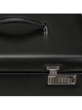 sacher 3246 - CUIR DE VACHETTE - NOIR coffret bijoux sacher ambiance 8 montres coffret bijoux