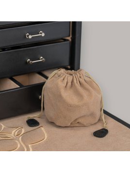 sacher 3246 - CUIR DE VACHETTE - NOIR coffret bijoux sacher ambiance 8 montres coffret bijoux