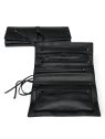sacher 3100 - CUIR DE VACHETTE - NOIR trousse bijoux windrose plie en 3 lien trousse-bijoux