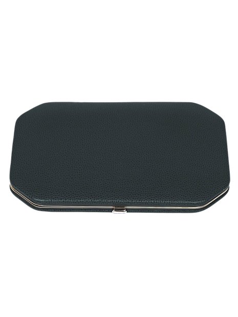 sacher 3862 - CUIR DE VACHETTE - NOIR trousse manucure windrose octogonale trousse-manucure