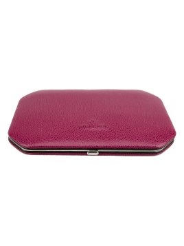 sacher 3862 - CUIR DE VACHETTE - BERRY trousse manucure windrose octogonale trousse manucure