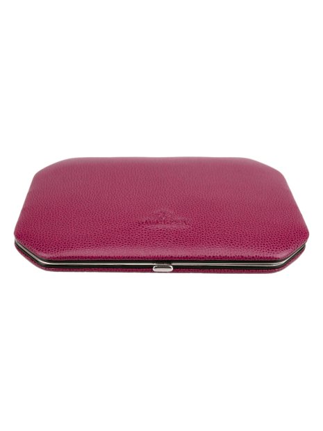 sacher 3862 - CUIR DE VACHETTE - BERRY trousse manucure windrose octogonale trousse-manucure