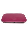 sacher 3862 - CUIR DE VACHETTE - BERRY trousse manucure windrose octogonale trousse-manucure