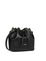 Lancaster 470-81 - CUIR DE VACHETTE - NOIR sac seau m lancaster alba double sacs-a-mains