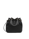 Lancaster 470-81 - CUIR DE VACHETTE - NOIR sac seau m lancaster alba double sacs-a-mains
