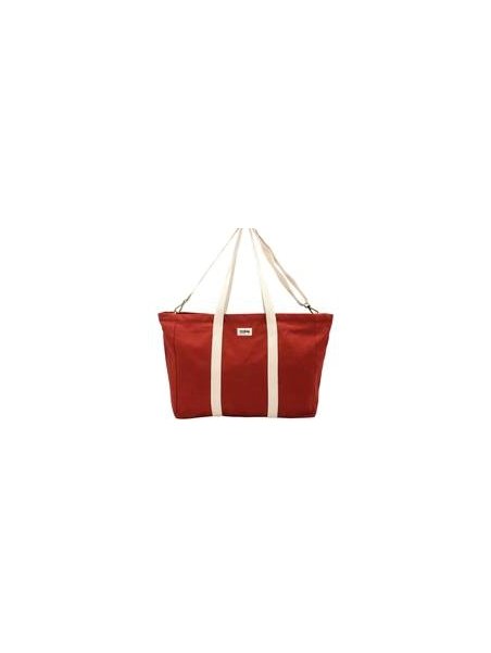 hindbag JEAN - COTON BIO - TERRACOTTA sac week-end jean Sacs de voyage