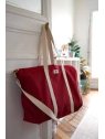 hindbag JEAN - COTON BIO - TERRACOTTA sac week-end jean sacs-de-voyage