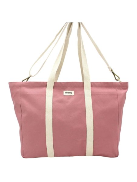 hindbag JEAN - COTON BIO - BLUSH sac week-end jean Sacs de voyage