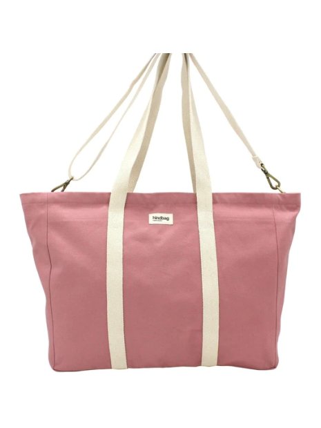 hindbag JEAN - COTON BIO - BLUSH sac week-end jean sacs-de-voyage