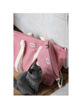hindbag JEAN - COTON BIO - BLUSH sac week-end jean Sacs de voyage