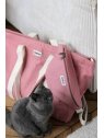 hindbag JEAN - COTON BIO - BLUSH sac week-end jean sacs-de-voyage