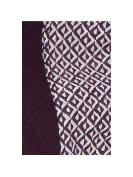 hindbag JEAN - COTON BIO - PRUNE sac week-end jean Sacs de voyage