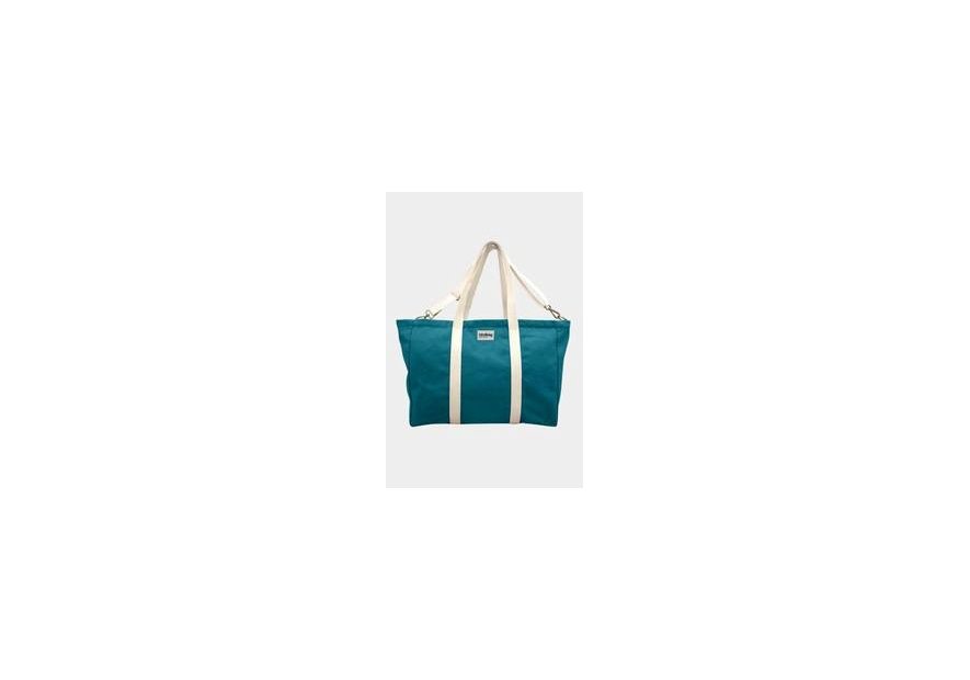 hindbag JEAN - COTON BIO - BLEU PAON sac week-end jean Sacs de voyage