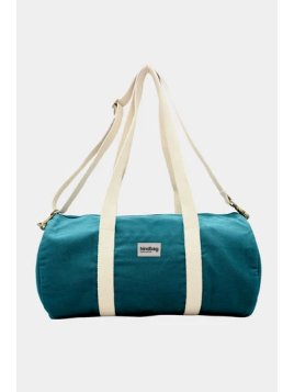 hindbag SIMON - COTON BIO - BLEU PAON sac polochon simon Sacs de voyage