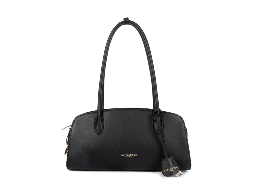 Lancaster 572-130 - CUIR DE VACHETTE - NOI porté épaule lancaster mademoiselle bonnie Sacs à mains