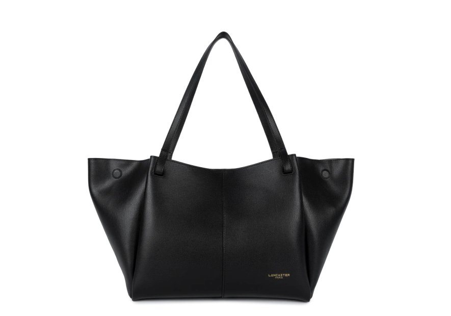 Lancaster 538-012 - CUIR DE VACHETTE - NOI sac cabas lancaster sierra haus shopping