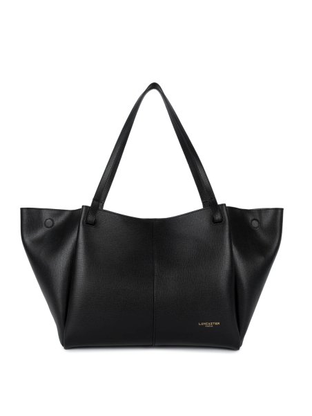 Lancaster 538-012 - CUIR DE VACHETTE - NOI sac cabas lancaster sierra haus shopping
