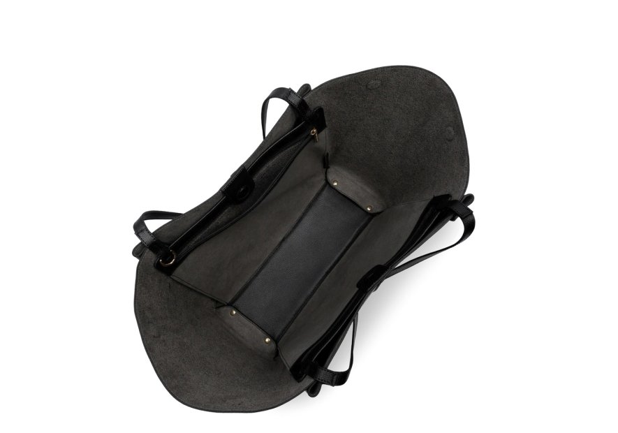 Lancaster 538-012 - CUIR DE VACHETTE - NOI sac cabas lancaster sierra haus shopping