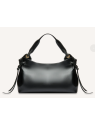 Lancel A13990 - CUIR DE VACHETTE - NOIR sac porté épaule lancel swann sac-a-main-shopping-toile-ou-cuir