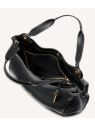 Lancel A13990 - CUIR DE VACHETTE - NOIR sac porté épaule lancel swann sac-a-main-shopping-toile-ou-cuir