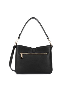 Lancaster 547-81 - CUIR DE VACHETTE - NOIR sac besace m lancaster milano horizon Sacs à mains