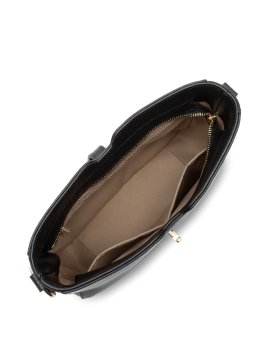 Lancaster 547-81 - CUIR DE VACHETTE - NOIR sac besace m lancaster milano horizon Sacs à mains