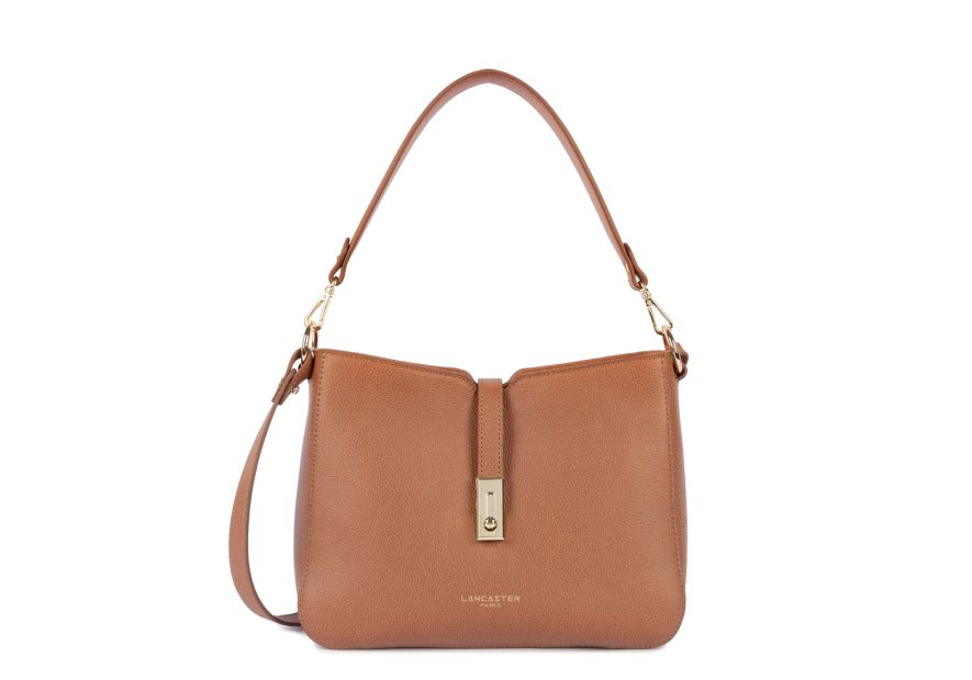 Lancaster 547-81 - CUIR DE VACHETTE - GOLD sac besace m lancaster milano horizon Sacs à mains