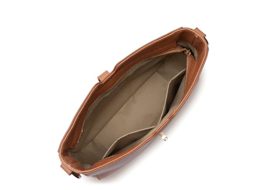 Lancaster 547-81 - CUIR DE VACHETTE - GOLD sac besace m lancaster milano horizon Sacs à mains