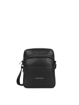 Lancaster 370-35 - CUIR DE VACHETTE - NOIR sac homme lancaster gentlemen harry sac h zip