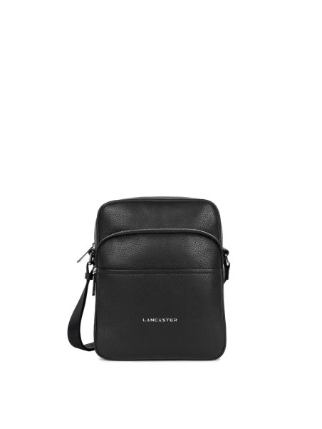 Lancaster 370-35 - CUIR DE VACHETTE - NOIR sac homme lancaster gentlemen harry sac h zip