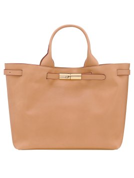 Longchamp 10327HIU - CUIR DE VACHETTE - VE sac porte main l le roseau smart Sacs à mains