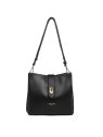 Lancaster 470-62 - CUIR DE VACHETTE - NOIR lancaster-top double-besace sacs-a-mains